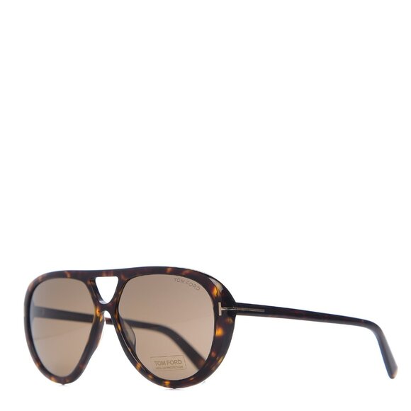 TOM FORD Marley Aviator Sunglasses TF510, Tortoise Brown/Havana - Picture 3 of 7